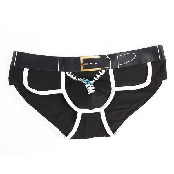 cotton men's underwear new zipper print low waist soft and comfortable breathable briefs fashion casual daily bragas #z, Black;white
cotton men's underwear new zipper print low waist soft and comfortable breathable briefs fashion casual daily bragas #z, Black;white