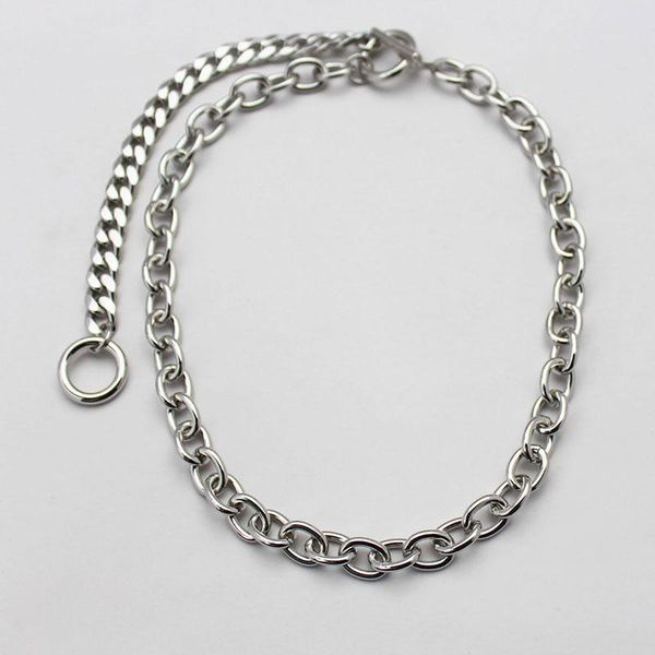 chains gsold trendy geometric metal o-shaped thick chain simple exaggerated alloy adjustable ot buckle necklace women jewelry 202105, Silver
chains gsold trendy geometric metal o-shaped thick chain simple exaggerated alloy adjustable ot buckle necklace women jewelry 202105, Silver