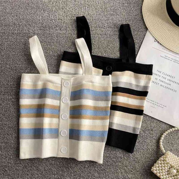 korean crop women camis colorblock stripe off shoulder slim fit camisole sleeveless button fashion casual, White
korean crop women camis colorblock stripe off shoulder slim fit camisole sleeveless button fashion casual, White