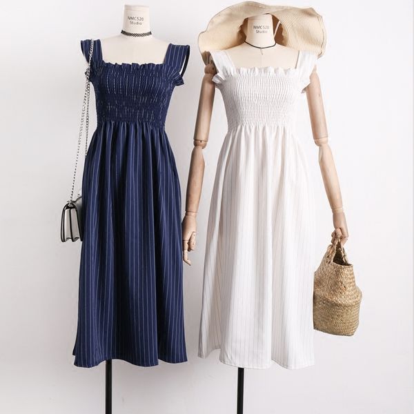 in stock summer women pleated chest design stripe sleeveless dress female beautiful vacation wear dresses a165 210428, White
in stock summer women pleated chest design stripe sleeveless dress female beautiful vacation wear dresses a165 210428, White