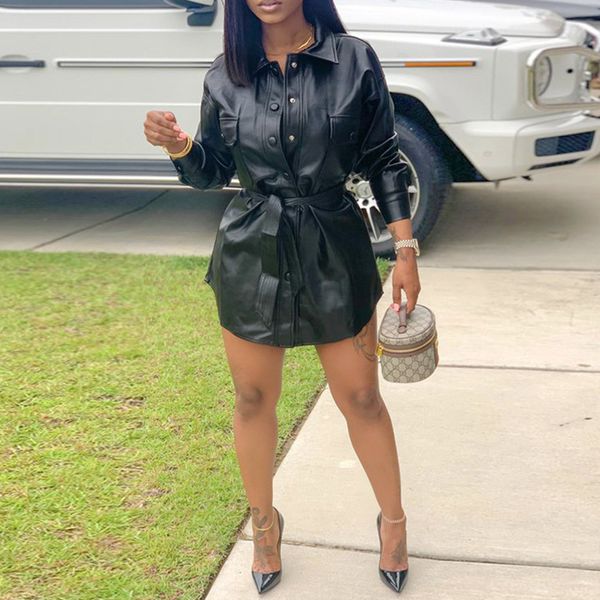 leather women black faux fashion pu leather ladies coat mid-length jacket with sashes long sleeve turn-down collar coats szeu 7utj
leather women black faux fashion pu leather ladies coat mid-length jacket with sashes long sleeve turn-down collar coats szeu 7utj