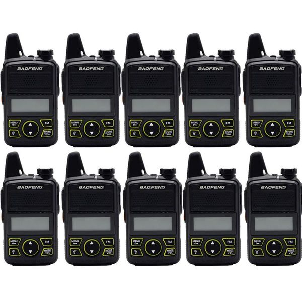 walkie talkie 10pcs baofeng t1 mini two way radio bf-t1 uhf 400-470mhz 20channel portable ham fm cb handheld transceiver
walkie talkie 10pcs baofeng t1 mini two way radio bf-t1 uhf 400-470mhz 20channel portable ham fm cb handheld transceiver