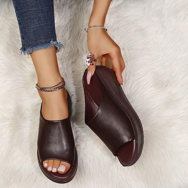 slippers women 2021 summer flat wedges sandals female casual platform fashion pu comfortable outdoor beach slides, Black
slippers women 2021 summer flat wedges sandals female casual platform fashion pu comfortable outdoor beach slides, Black