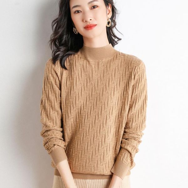 women's sweaters fine imitation wool autumn and winter pullover half high neck loose short knit sweater solid color bottoming shirt, White;black
women's sweaters fine imitation wool autumn and winter pullover half high neck loose short knit sweater solid color bottoming shirt, White;black