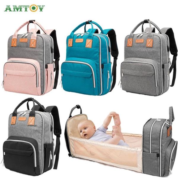 diaper bags amtoy 2021 bag backpack baby nappy changing multifunction waterproof travel back pack with bed
diaper bags amtoy 2021 bag backpack baby nappy changing multifunction waterproof travel back pack with bed