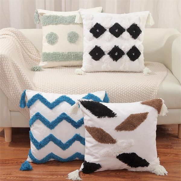 cushion/decorative pillow tassels cushion cover geometric tufted throw covers boho sofa case woven pillowcase living room decoration
cushion/decorative pillow tassels cushion cover geometric tufted throw covers boho sofa case woven pillowcase living room decoration