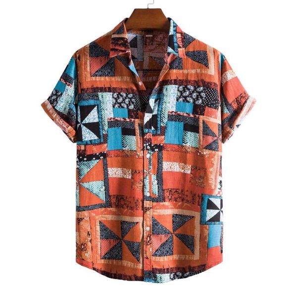 men's casual shirts ethnic printed for men short sleeve linen button turn-down collar shirt vintage hawaiian clothing, White;black
men's casual shirts ethnic printed for men short sleeve linen button turn-down collar shirt vintage hawaiian clothing, White;black
