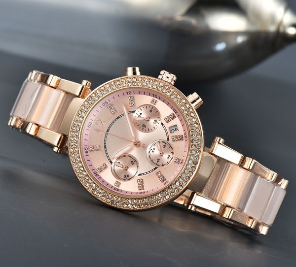 2021 six stitches luxury womens watches all dial work quartz watch brand chronograph clock steel belt diamond women fashion accessories one, Slivery;brown
2021 six stitches luxury womens watches all dial work quartz watch brand chronograph clock steel belt diamond women fashion accessories one, Slivery;brown
