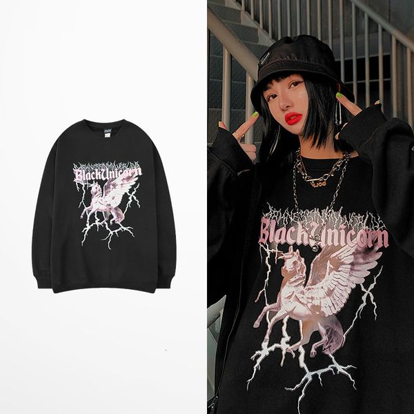 winter wool hip hop high street fly horse sweaters printed red wine kanye west hoodies, Black
winter wool hip hop high street fly horse sweaters printed red wine kanye west hoodies, Black