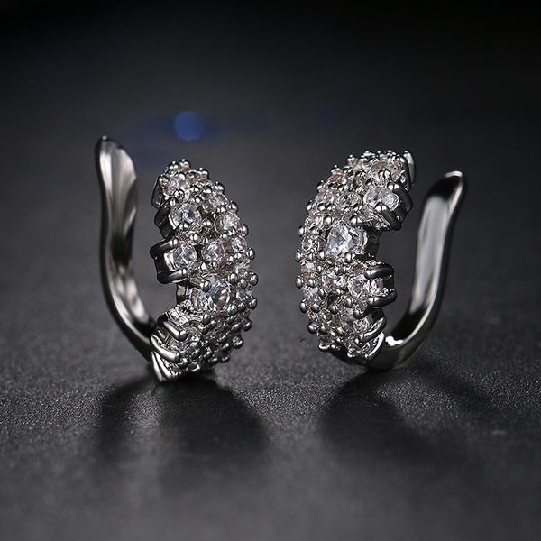clip-on & screw back bettyue brand fashion charm clip on earrings white cubic zircon gothic style jewelry earring for woman wedding party gi, Silver
clip-on & screw back bettyue brand fashion charm clip on earrings white cubic zircon gothic style jewelry earring for woman wedding party gi, Silver