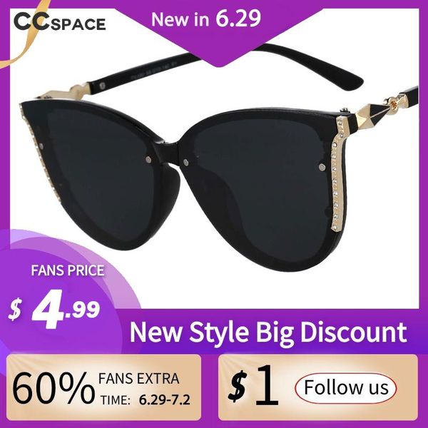sunglasses 53098 cat eye diamond luxury women's polarized decorative female shades uv400, White;black
sunglasses 53098 cat eye diamond luxury women's polarized decorative female shades uv400, White;black