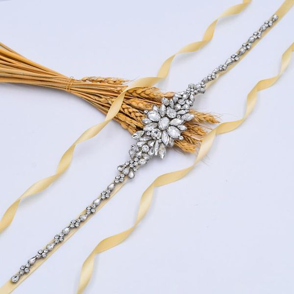 wedding sashes trixy s352 belts with diamonds for dresses thin brides belt sparkle decoration women, White
wedding sashes trixy s352 belts with diamonds for dresses thin brides belt sparkle decoration women, White