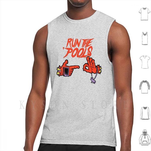 run the pools tank vest sleeveless dead wade hip hop album comics pool, White;black
run the pools tank vest sleeveless dead wade hip hop album comics pool, White;black