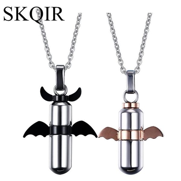 pendant necklaces skqir fashion open perfume bottle cross angle 316 stainless steel necklace chain for women gift, Silver
pendant necklaces skqir fashion open perfume bottle cross angle 316 stainless steel necklace chain for women gift, Silver
