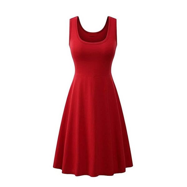 casual dresses for women 2021 lady sleeveless strap evening party elegant sundress plus size robe femme, Black;gray 
casual dresses for women 2021 lady sleeveless strap evening party elegant sundress plus size robe femme, Black;gray