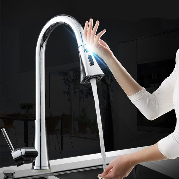 kitchen faucets automatic sensor faucet sensitive touch inductive single handle dual outlet water modes pull out mixer tap brass
kitchen faucets automatic sensor faucet sensitive touch inductive single handle dual outlet water modes pull out mixer tap brass