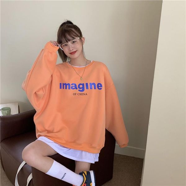 women's hoodies & sweatshirts autumn korean version loose wild fake two-piece hooded hoodie stitching letter printing thickened long-sl, Black
women's hoodies & sweatshirts autumn korean version loose wild fake two-piece hooded hoodie stitching letter printing thickened long-sl, Black