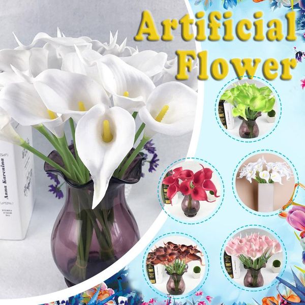 10pcs pu artificial flowers calla lily bunch fake floral bouquet table home wedding decoration plants fall decor #40 decorative & wreaths
10pcs pu artificial flowers calla lily bunch fake floral bouquet table home wedding decoration plants fall decor #40 decorative & wreaths