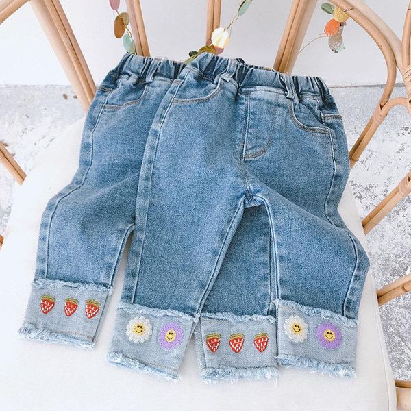 jeans children's 2021 autumn baby clothes girls cartoon embroidery straight leg pants kids 2-7y, Blue
jeans children's 2021 autumn baby clothes girls cartoon embroidery straight leg pants kids 2-7y, Blue