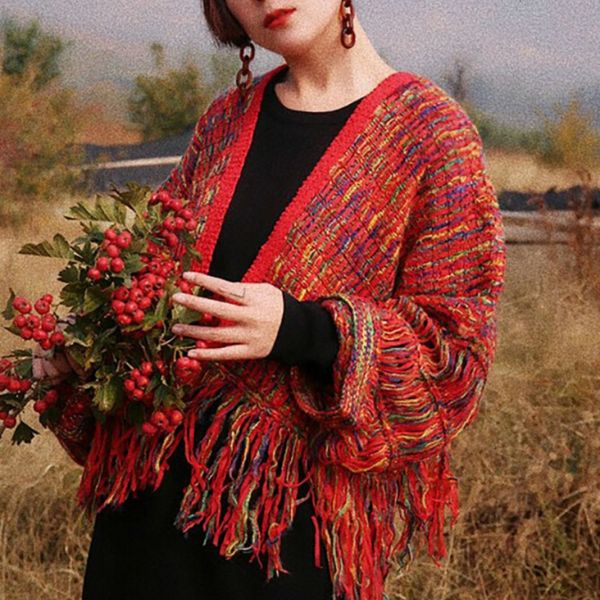 women's sweaters ayualin hand knitted long sleeve sweater cardigan women vintage pull rainbow atumn winter warm crop jumper 44kk, White;black
women's sweaters ayualin hand knitted long sleeve sweater cardigan women vintage pull rainbow atumn winter warm crop jumper 44kk, White;black