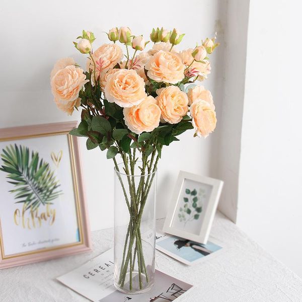 3 heads peony artificial flowers silk rose fake flowers for wedding decoration diy craft living room home table decor fall decor
3 heads peony artificial flowers silk rose fake flowers for wedding decoration diy craft living room home table decor fall decor