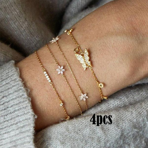 link, chain women butterfly bracelet set charm personalized gold hand tassel aesthetic adjustable jewelry simple boho accessories gift, Black
link, chain women butterfly bracelet set charm personalized gold hand tassel aesthetic adjustable jewelry simple boho accessories gift, Black