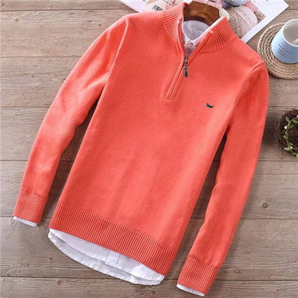 men's sweaters autumn winter 100% cotton cardigan half neck zipper pullover jacket business knitted sweater, White;black
men's sweaters autumn winter 100% cotton cardigan half neck zipper pullover jacket business knitted sweater, White;black