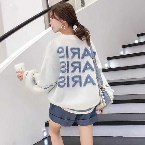 women's sweaters women korean style sweater and pullovers o neck tassel letters printed jumpers long sleeve streetwear knit pull 372g, White;black
women's sweaters women korean style sweater and pullovers o neck tassel letters printed jumpers long sleeve streetwear knit pull 372g, White;black