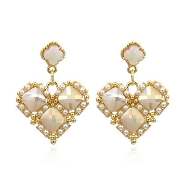 dangle & chandelier mayjim european korean style fresh heart shaped glass crystal earrings personality versatile celebrity pearl, Silver
dangle & chandelier mayjim european korean style fresh heart shaped glass crystal earrings personality versatile celebrity pearl, Silver