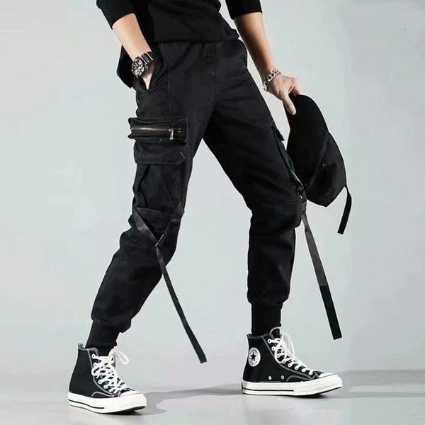 men's pants 2021 hip hop harajuku men clothing casual trousers fashion korean style streetwear joggers cotton cargo pant, Black
men's pants 2021 hip hop harajuku men clothing casual trousers fashion korean style streetwear joggers cotton cargo pant, Black
