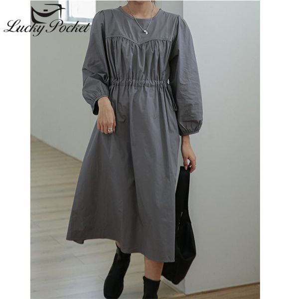 women spring autumn gray lantern sleeve pleated solid color bow dress ladies fashion vestidos female brand casual dresses zm464, Black;gray
women spring autumn gray lantern sleeve pleated solid color bow dress ladies fashion vestidos female brand casual dresses zm464, Black;gray