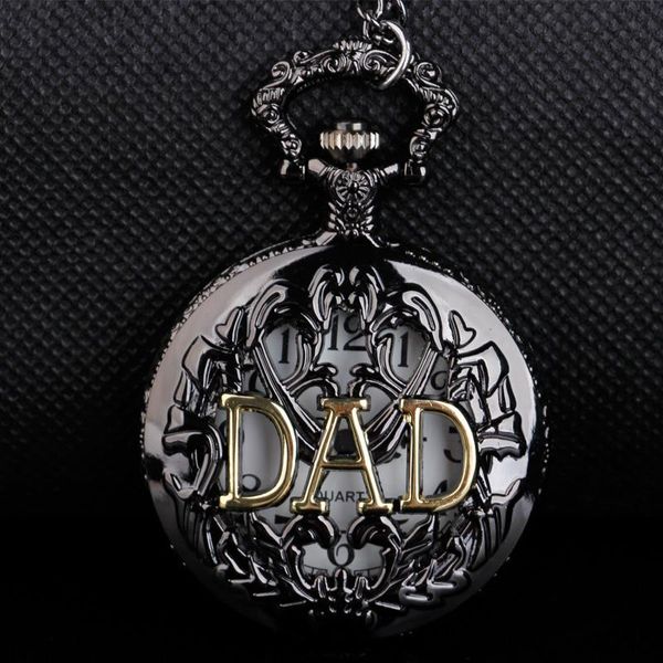 pocket watches black hollow letter design quartz watch with necklace classic practical clock selling accessories, Slivery;golden 
pocket watches black hollow letter design quartz watch with necklace classic practical clock selling accessories, Slivery;golden