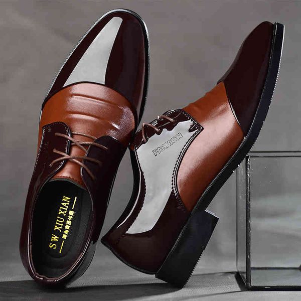 men designer brand patent leather shoes formal wedding zapatos oxford hombre sapatos para scarpe uomo eleganti, Black
men designer brand patent leather shoes formal wedding zapatos oxford hombre sapatos para scarpe uomo eleganti, Black