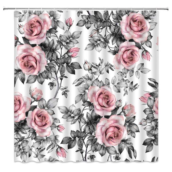 pink rose flower shower curtain retro floral and leaves in pastel color decor fashion rose garden,fabric bathroom set hooks
pink rose flower shower curtain retro floral and leaves in pastel color decor fashion rose garden,fabric bathroom set hooks