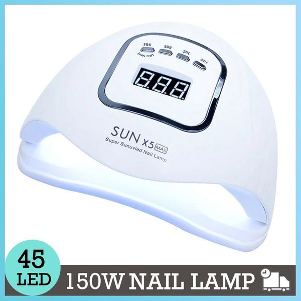max 150w nail lamp auto 45led uv professional gel dryer upgrade us eu plug manicure dryers
max 150w nail lamp auto 45led uv professional gel dryer upgrade us eu plug manicure dryers