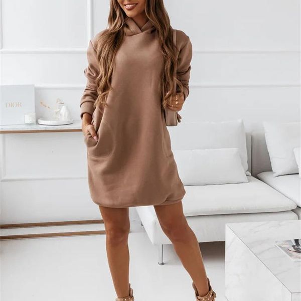 casual dresses autumn winter women's hooded sweatshirt dress o neck long sleeve vestidos 2021 fashion solid loose pocket ladies mini, Black;gray
casual dresses autumn winter women's hooded sweatshirt dress o neck long sleeve vestidos 2021 fashion solid loose pocket ladies mini, Black;gray