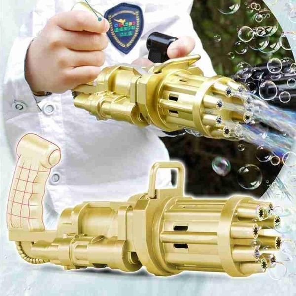 Automatic Gatling Bubble Gun Kids Summer Soap Water Machine Outdoor Blower Maker For Children Drop Party Favor
Automatic Gatling Bubble Gun Kids Summer Soap Water Machine Outdoor Blower Maker For Children Drop Party Favor