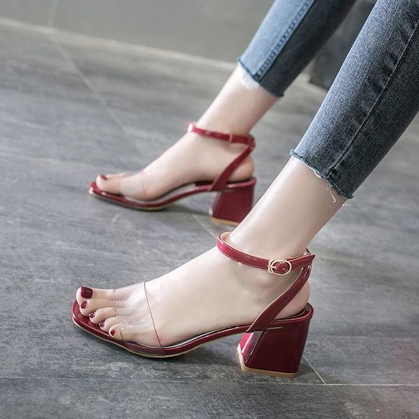 dress shoes 2021 summer pvc clear transparent strappy high heels women sandals peep toe party female ladies woman sandalias, Black
dress shoes 2021 summer pvc clear transparent strappy high heels women sandals peep toe party female ladies woman sandalias, Black