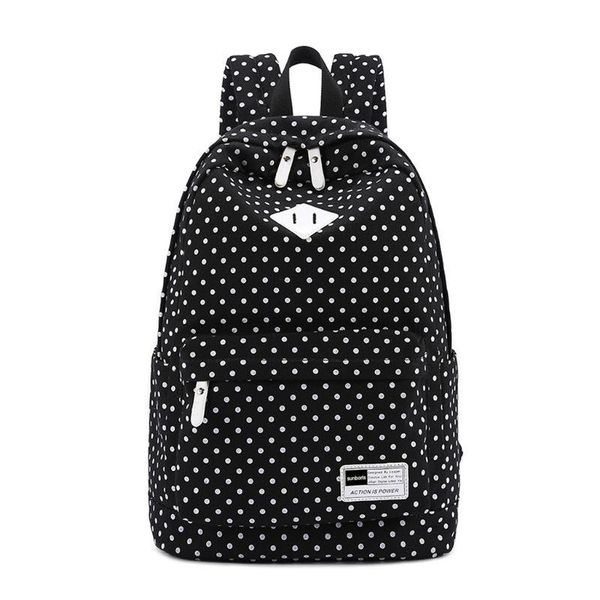 school bags polka dot shoulder canvas backpack bag travel rucksack large capcity student daypack satchel m2eb
school bags polka dot shoulder canvas backpack bag travel rucksack large capcity student daypack satchel m2eb