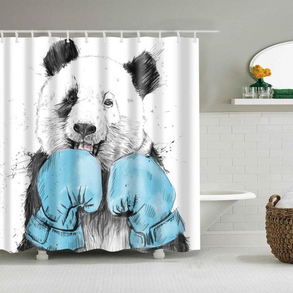 cartoon animals shower curtain boxing panda bath accessories set with hooks waterproof polyester fabric bathroom decor curtains
cartoon animals shower curtain boxing panda bath accessories set with hooks waterproof polyester fabric bathroom decor curtains