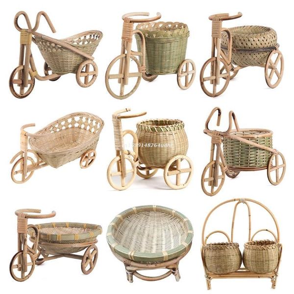 storage baskets mini tricycle rattan woven fruit basket bamboo handmade wicker for food bread organizer art crafts dropship
storage baskets mini tricycle rattan woven fruit basket bamboo handmade wicker for food bread organizer art crafts dropship