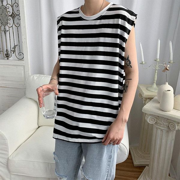 men' tank striped thin oversized sleeveless men running fashion basketball teen 2021 trend cool streetwear red purple green black, White;black
men' tank striped thin oversized sleeveless men running fashion basketball teen 2021 trend cool streetwear red purple green black, White;black