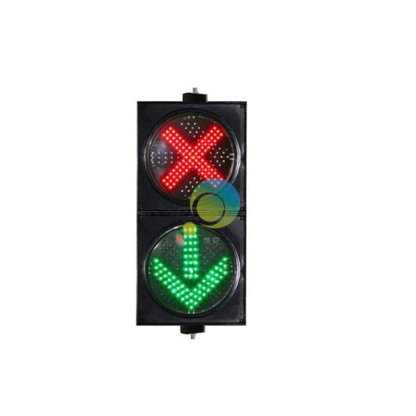 200mm vertically installation ac85-265v red cross green arrow led traffic signal light for sale
200mm vertically installation ac85-265v red cross green arrow led traffic signal light for sale