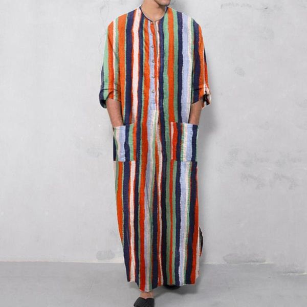 men's sleepwear gown shirt ankle length robe single-breasted pockets great 3/4 sleeve long, Black;brown
men's sleepwear gown shirt ankle length robe single-breasted pockets great 3/4 sleeve long, Black;brown