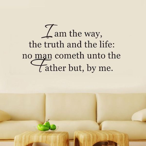 wallpapers wall stickers quote i am the way, truth, and life bible verse art decor mural inspirational
wallpapers wall stickers quote i am the way, truth, and life bible verse art decor mural inspirational