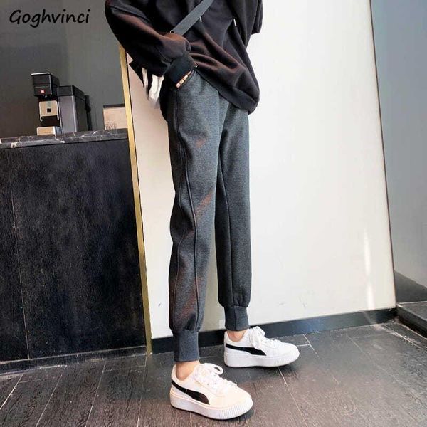 women casual pants bundle feet slim plus velvet thicker warm drawstring korean style chic ins trendy simple all-match harajuku women's, Black;white
women casual pants bundle feet slim plus velvet thicker warm drawstring korean style chic ins trendy simple all-match harajuku women's, Black;white