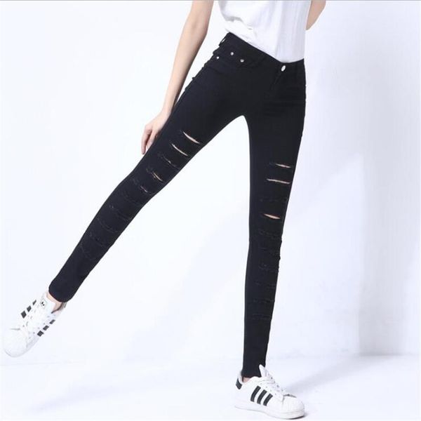 women's jeans whole cotton hollow out hole elastic force pencil pants leggings high waist woman skinny women mujer jean plus size, Blue
women's jeans whole cotton hollow out hole elastic force pencil pants leggings high waist woman skinny women mujer jean plus size, Blue