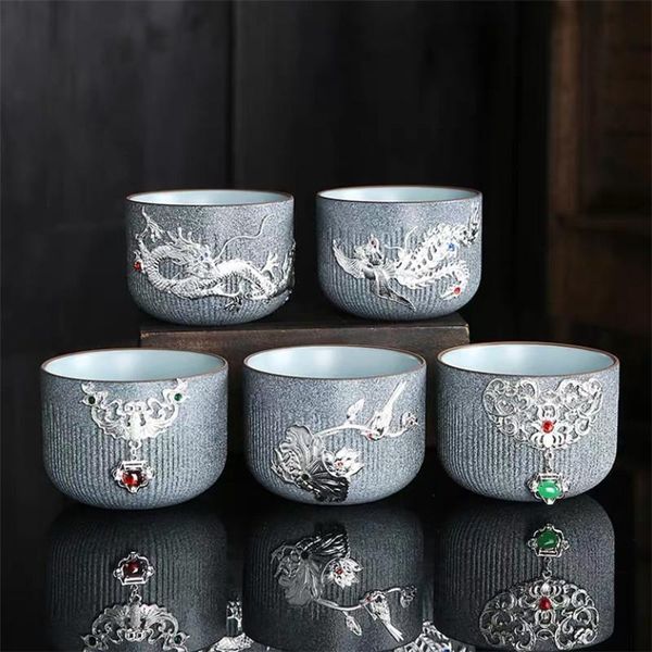 cups & saucers handmade coarse pottery master cup creative inlaid with silver tea ceramic office set business souvenir
cups & saucers handmade coarse pottery master cup creative inlaid with silver tea ceramic office set business souvenir