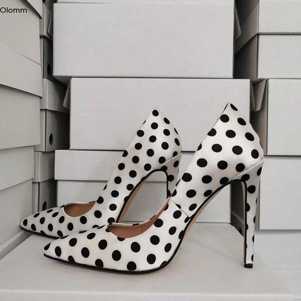 dress shoes olomm fashion women pumps polka dot stiletto heels pointed toe gorgeous white praty plus us size 5-15, Black
dress shoes olomm fashion women pumps polka dot stiletto heels pointed toe gorgeous white praty plus us size 5-15, Black