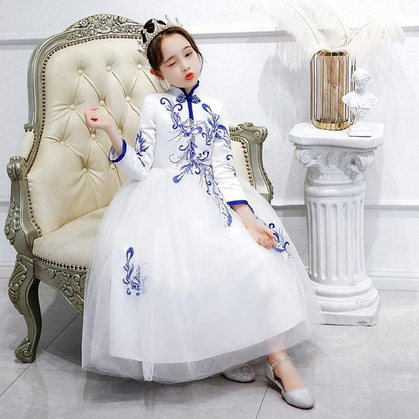 ethnic clothing vintage chinese kids embroidery cheongsam elegant flower girl dress baby girls dance wedding evening party ball gown cosplay, Red
ethnic clothing vintage chinese kids embroidery cheongsam elegant flower girl dress baby girls dance wedding evening party ball gown cosplay, Red